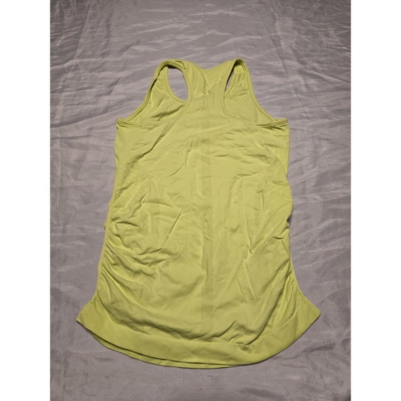 Athleta Women's XS Neon Yellow Racerback Tank Top Nylon‎ Spandex Athletic Gym - Picture 3 of 5